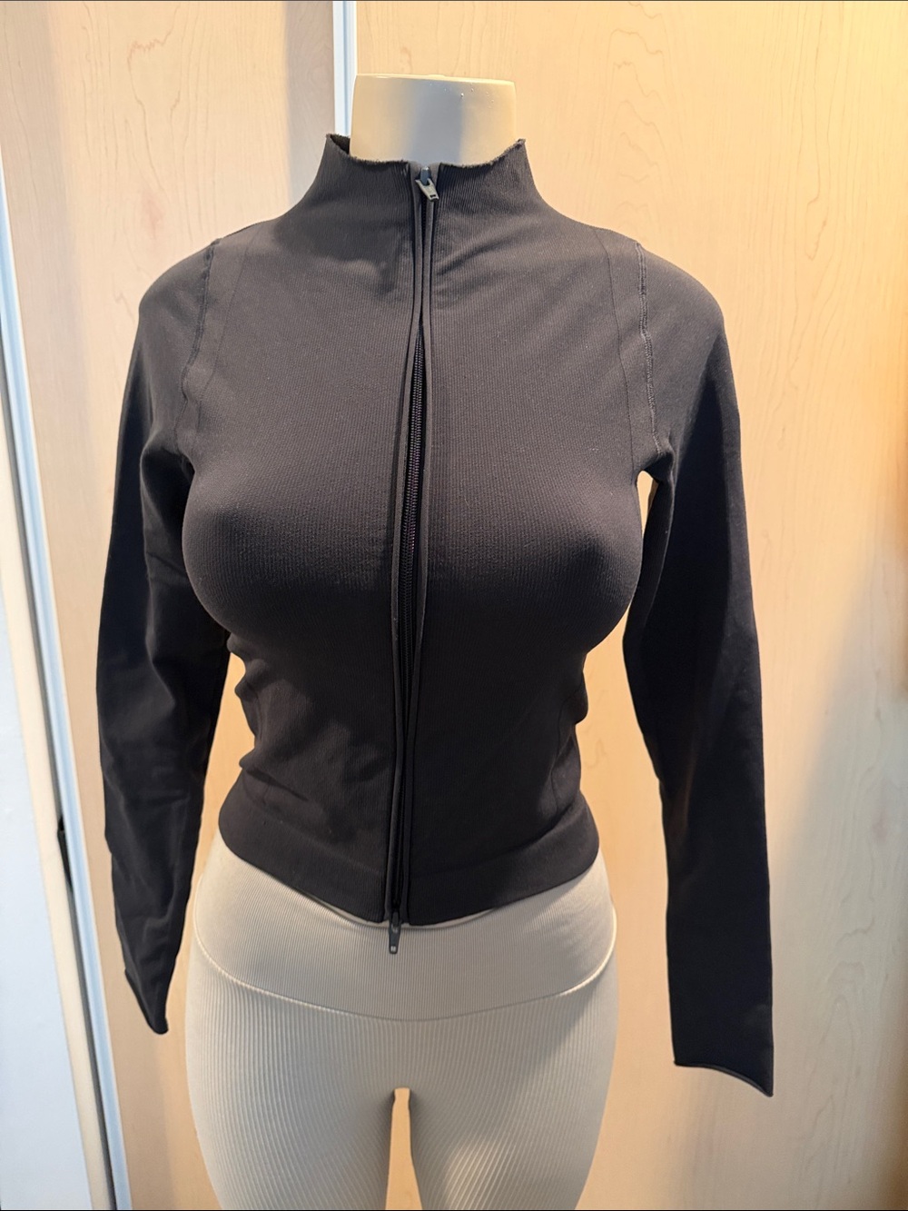Women's Black Knit Top - Classic Everyday Tee